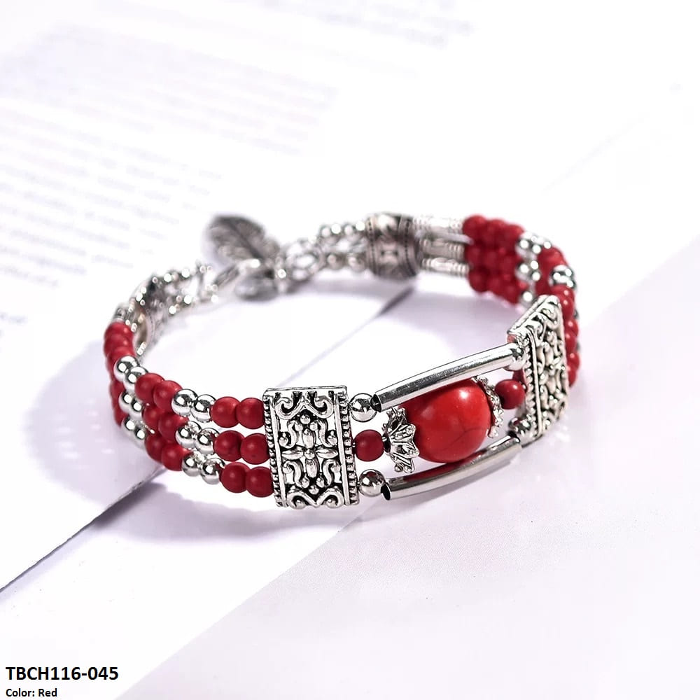 TBCH116 MHJ Layer Beads Bangles Bracelet - TBCH