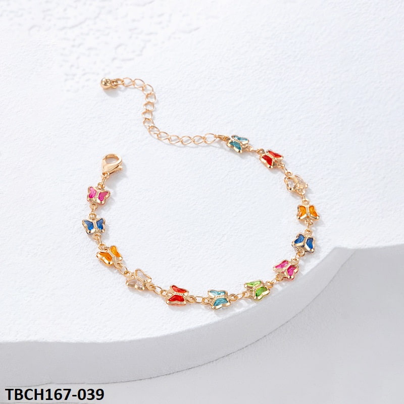 TBCH167 YYE Multi Butterfly Bracelet Adjustable - TBCH