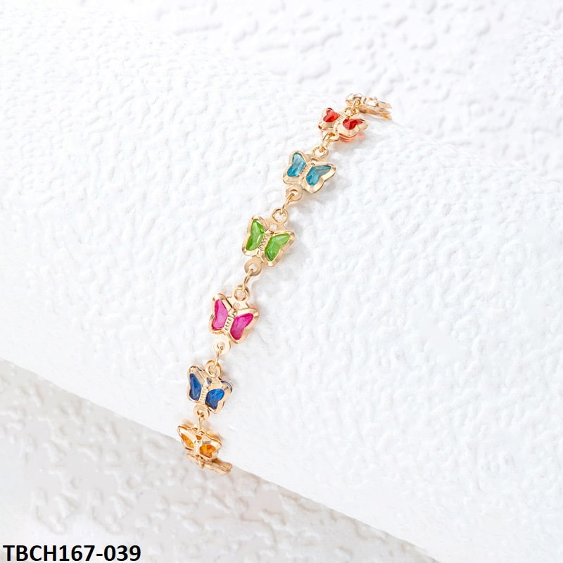 TBCH167 YYE Multi Butterfly Bracelet Adjustable - TBCH