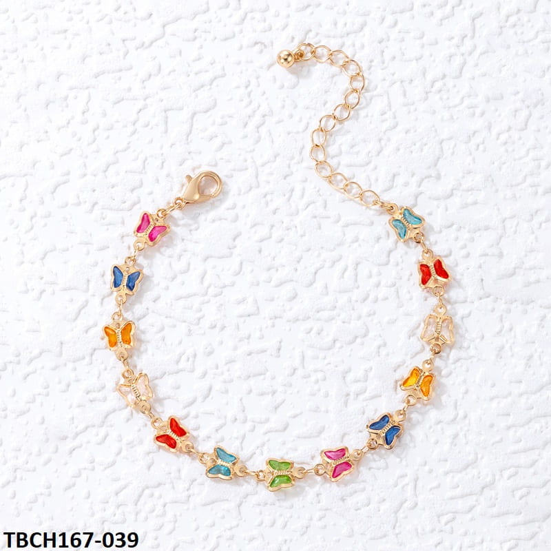 TBCH167 YYE Multi Butterfly Bracelet Adjustable - TBCH