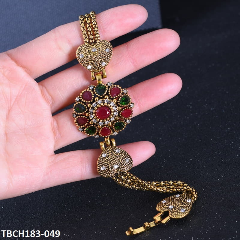 TBCH183 LQP Tombs/ Leaf's Layers Hand Bracelet - TBCH