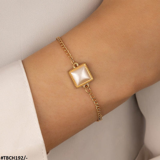 TBCH192 YYE Square bead Cushion Hand Bracelet - TBCH