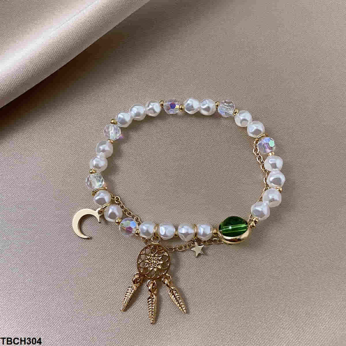 TBCH304 JMN Pearl Beads Bracelet - CBCH