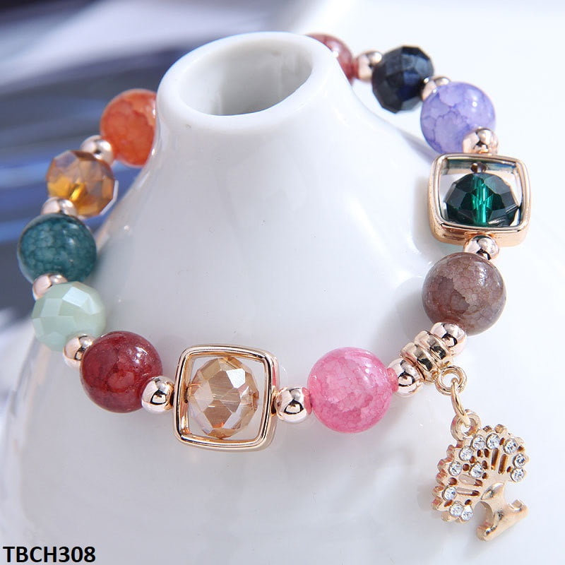 TBCH308 YJE Multi Beads Hand Bracelet - CBCH