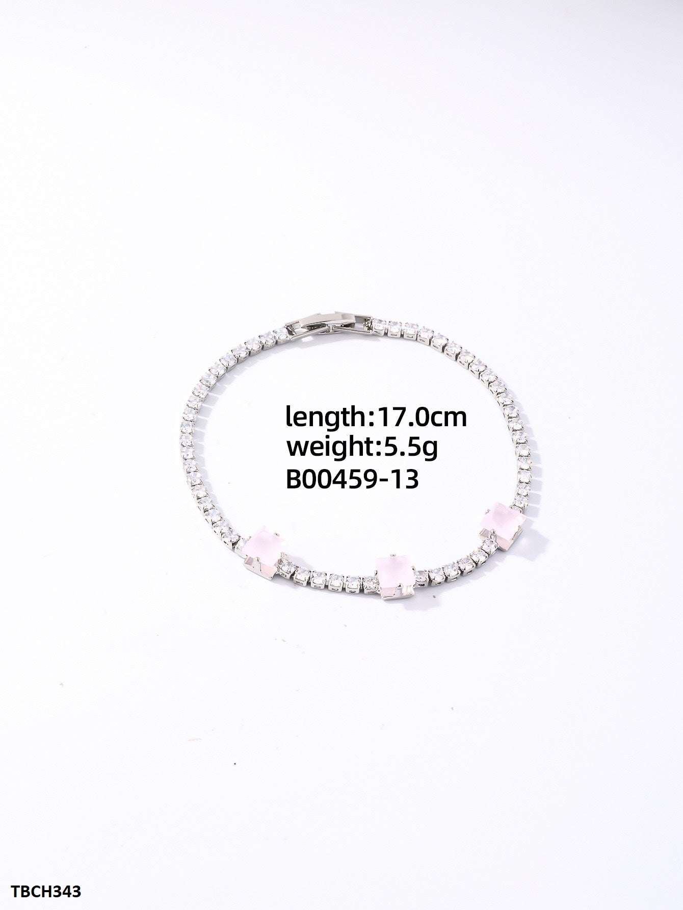 TBCH343 WKO Imp Square Layered Bracelet - TBCH