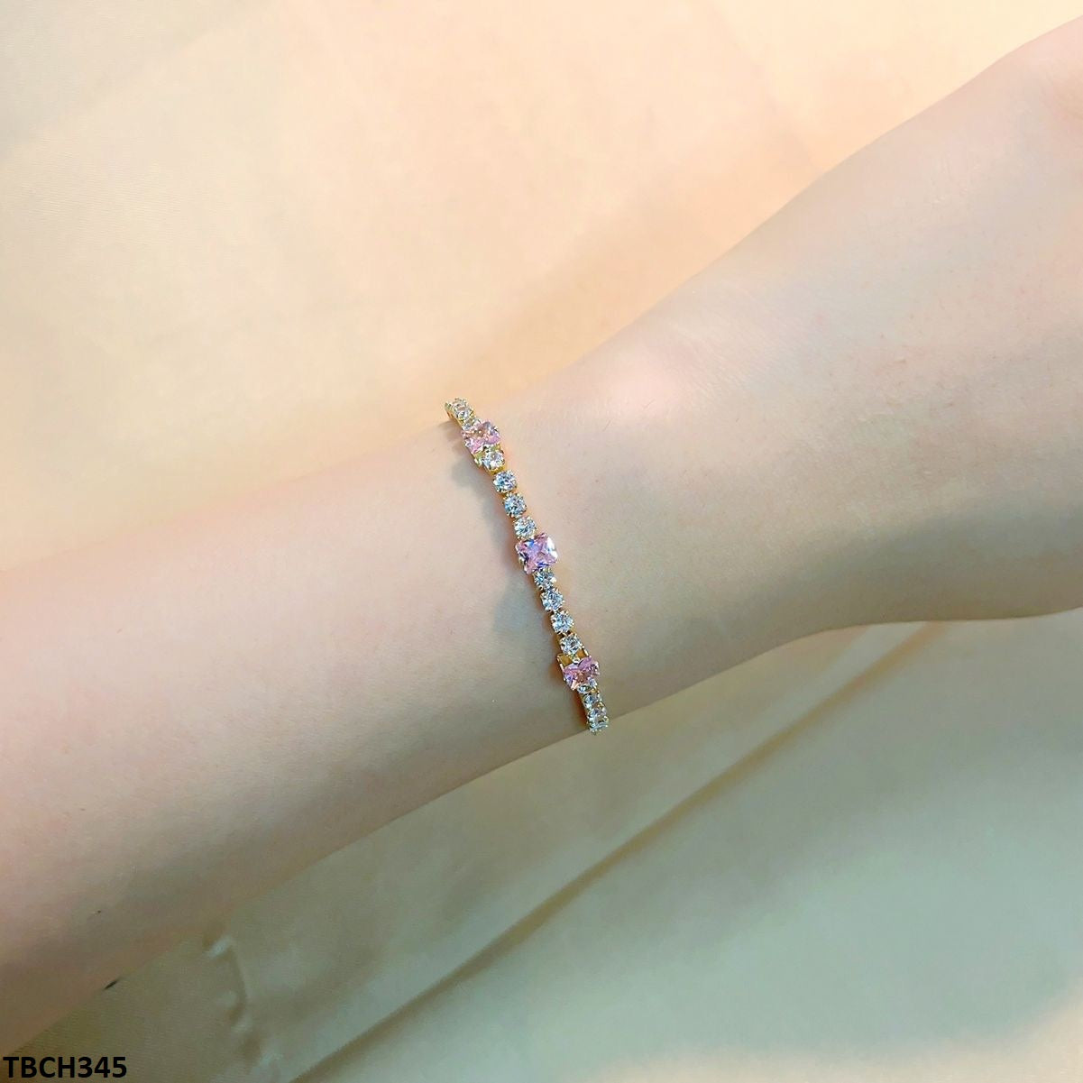 TBCH345 WKO Imp Square Layered Bracelet - TBCH