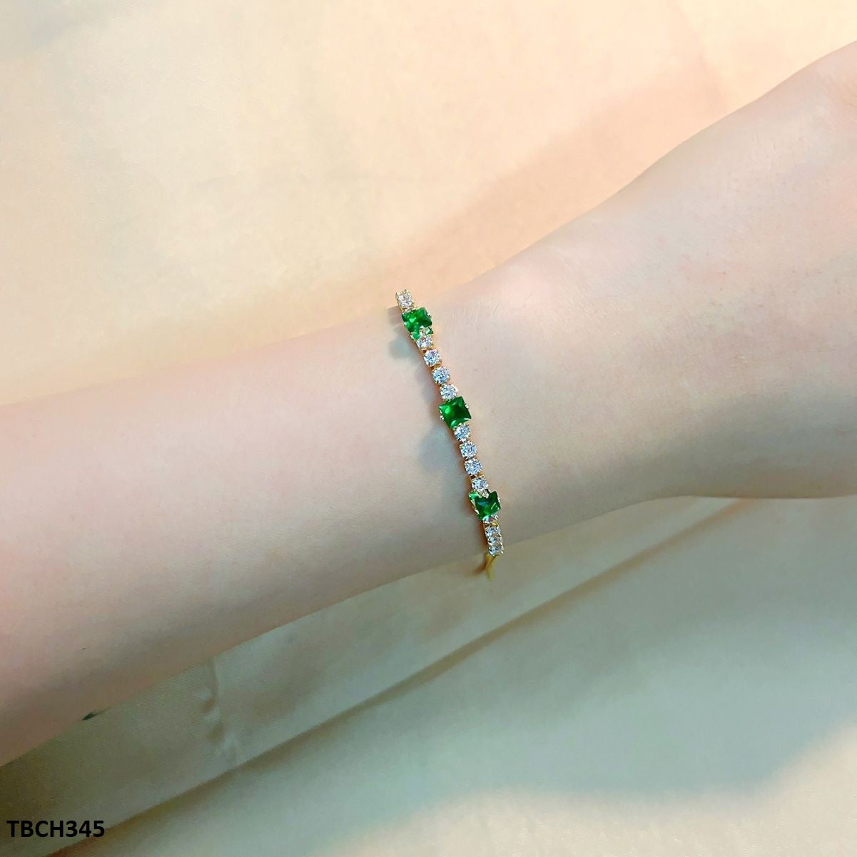 TBCH345 WKO Imp Square Layered Bracelet - TBCH