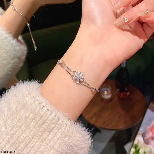 TBCH407 HJF Flower Bracelet Adjustable - TBCH