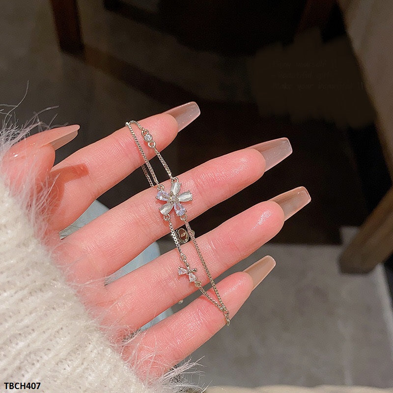 TBCH407 HJF Flower Bracelet Adjustable - TBCH