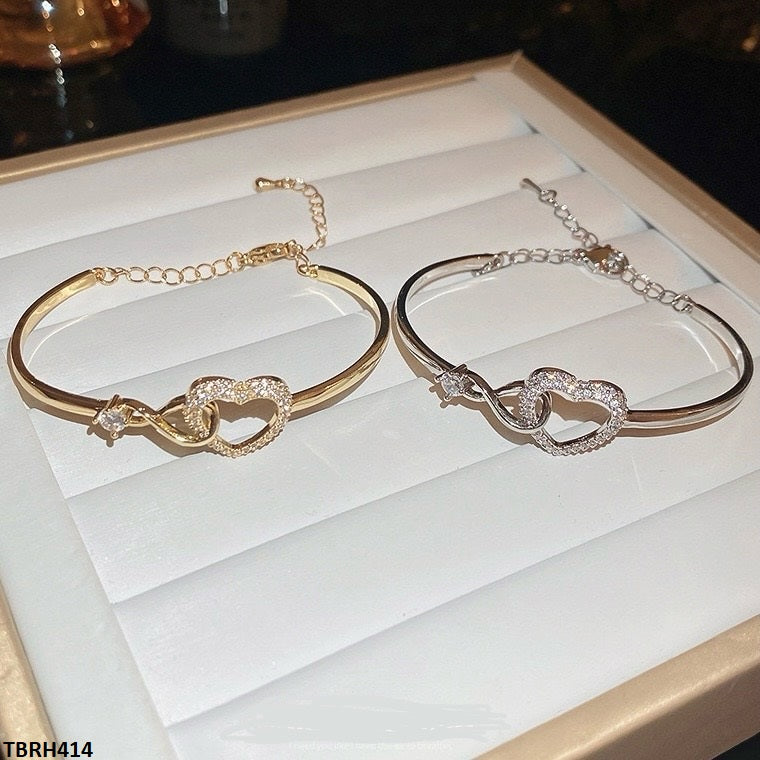 TBRH414 YBJ Infinity Heart Bracelet Adjustable - TBRH