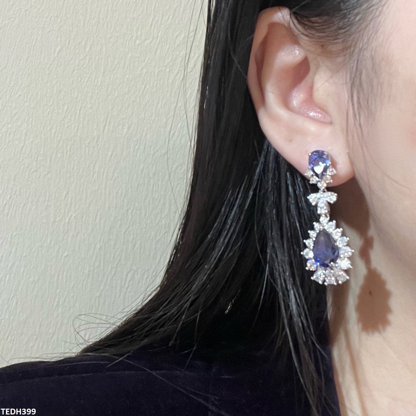 TEDH399 KRL Imp Tear Drop Earrings - TEDH