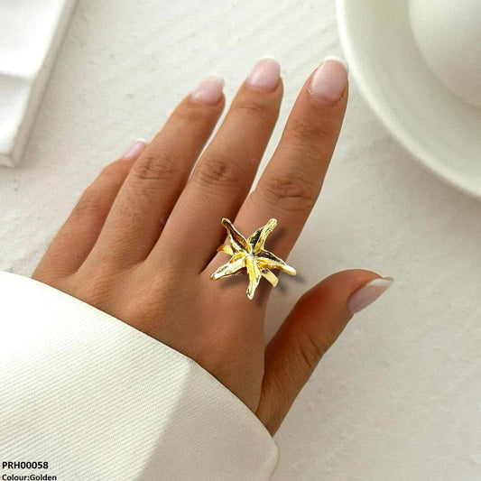 PRH00058 SDQ Flower Ring Adjustable - PRH