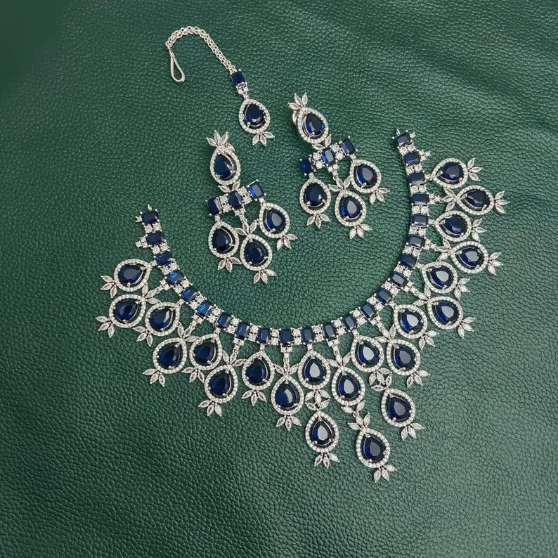 Trendy Dimond designs jewelry set