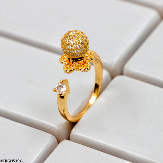CRGH519 MAR Flower/Round  Ring Adjustable - CRGH