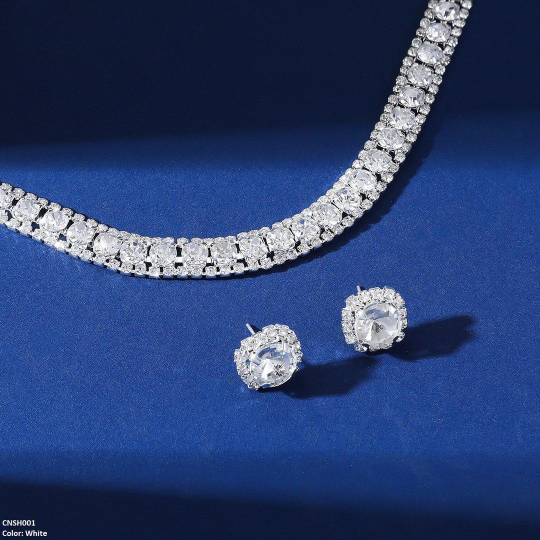 SH001 YJJ Circle Layered Necklace Set