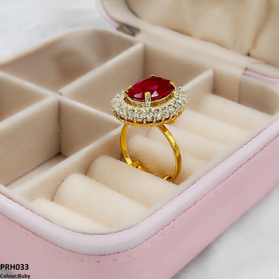 H033 SDQ Oval/Circle Layer Ring Adjustable