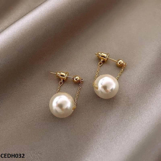 DH032 ZLX Pearl Drop Earrings