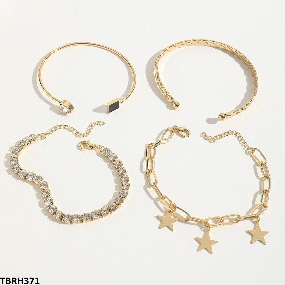 RH371 YYE Square/Tear/Star Bracelet Set
