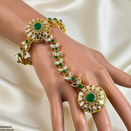 RH00192 FRN Marquise/Round Angla Bracelet Adjustable - PBRH