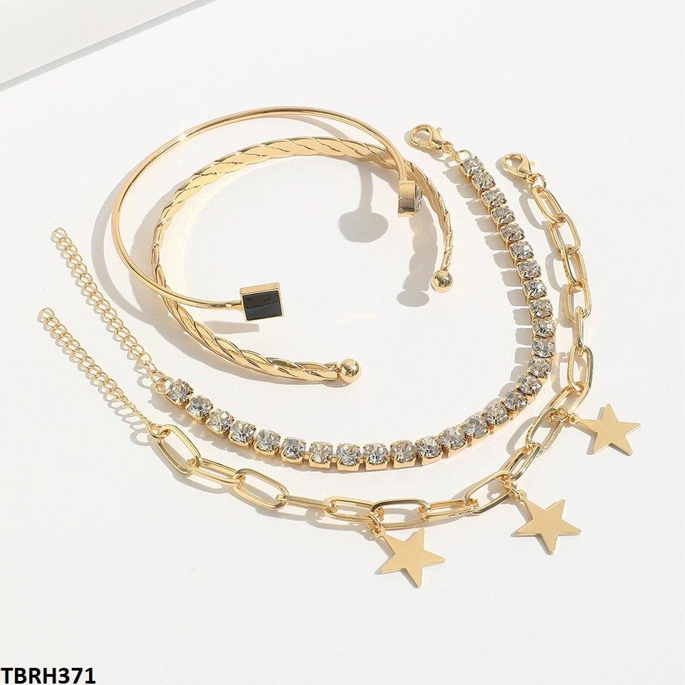 RH371 YYE Square/Tear/Star Bracelet Set
