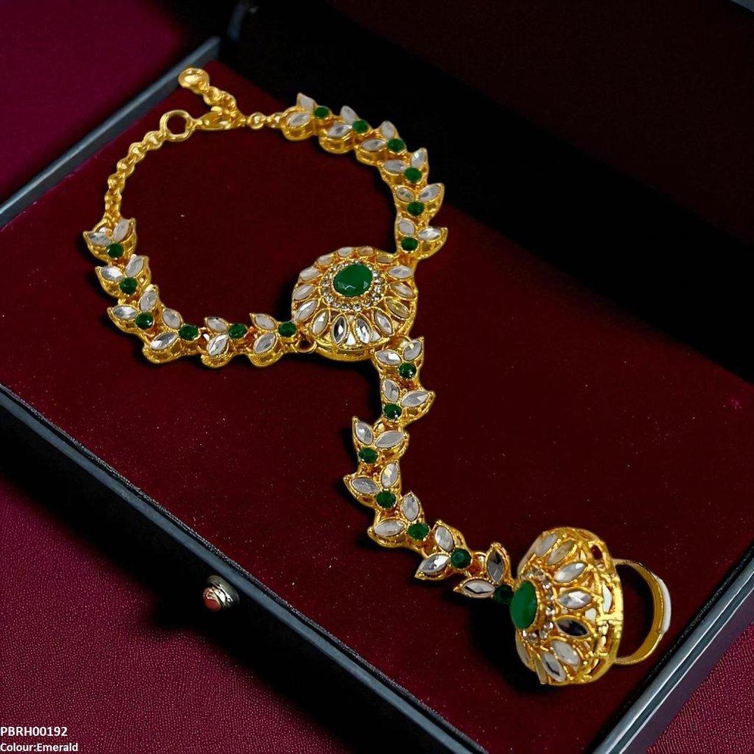 RH00192 FRN Marquise/Round Angla Bracelet Adjustable - PBRH