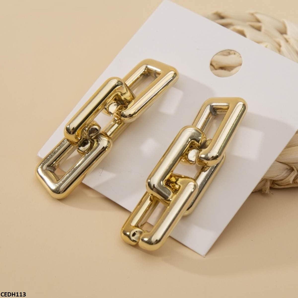 DH113 LSH Chain Drop Earrings
