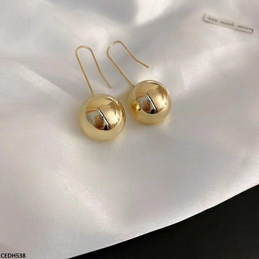 DH538 YHC Round Drop Earrings Wholesale Price