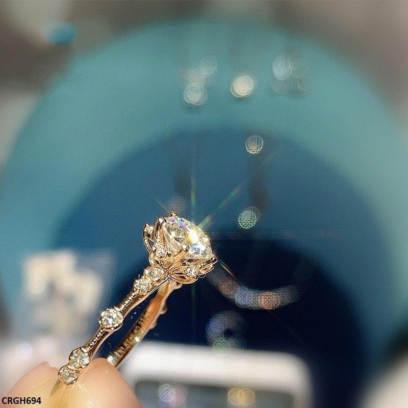 GH694 BJF Flower Style Ring Adjustable