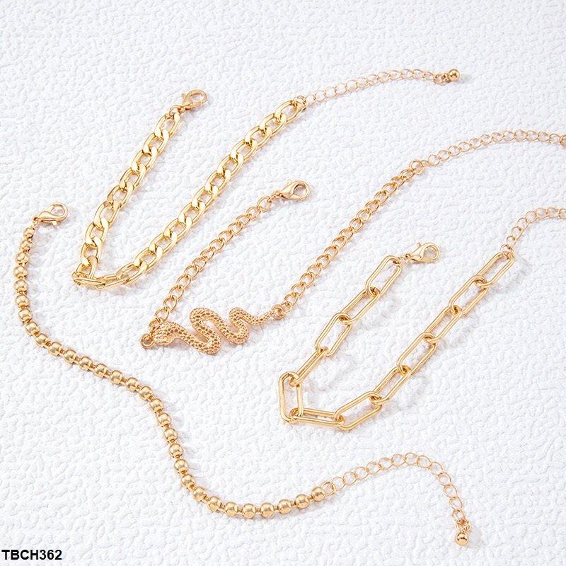 CH362 YYE Snake 4 Chain Hand Bracelet