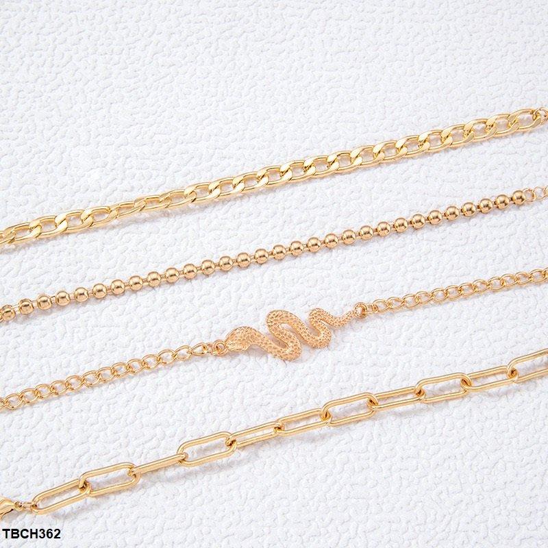 CH362 YYE Snake 4 Chain Hand Bracelet