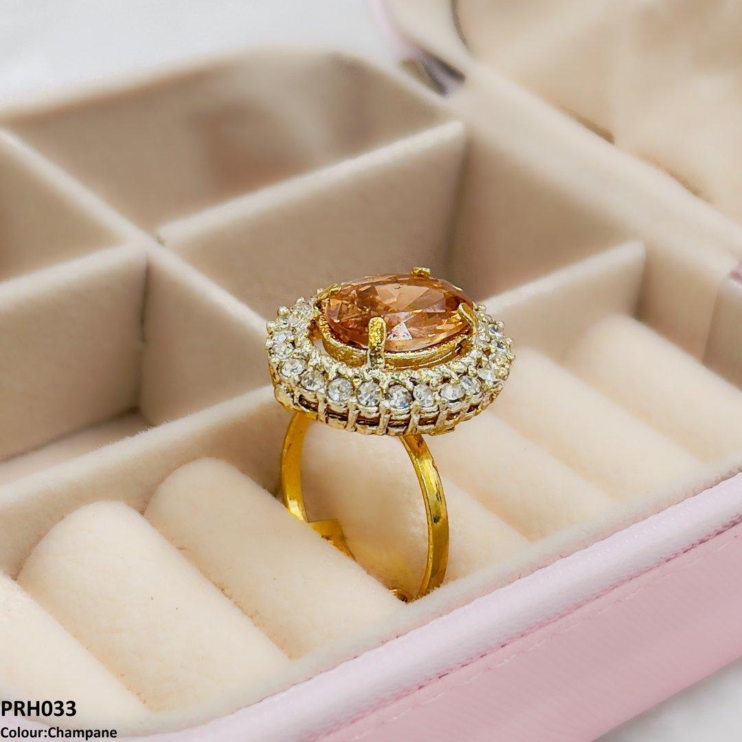 H033 SDQ Oval/Circle Layer Ring Adjustable