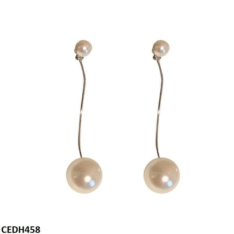 DH458 YQG Pearl Drop Earrings Pair